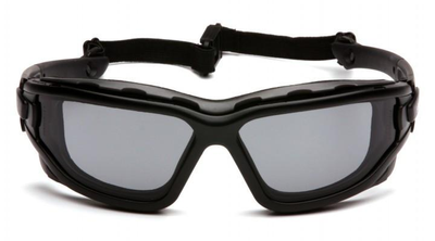Тактичні окуляри Pyramex i-Force XL із ущільнювачем Anti-Fog сірі