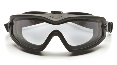 Тактические очки Pyramex V2G-Plus XP с уплотнителем Anti-Fog прозрачные