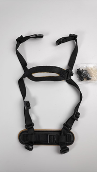Підвісна система для шолома FMA Helmet Retention System H-Nape, Колір: Чорний