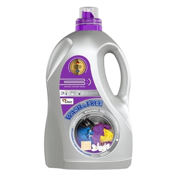 Гель для стирки WASH&FREE универсальный Жасмин и лаванда с марсельским мылом 5 л