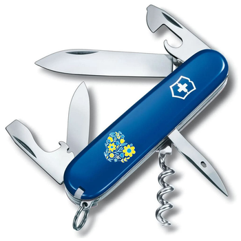 Ніж Victorinox Spartan Ukraine 91 мм Квіткове серце (1.3603.2_T1246u)