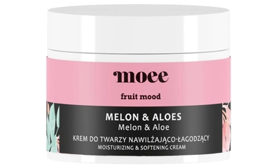 Krem do twarzy Moee Fruit Mood Melon & Aloes nawilżająco-łagodzący 50 ml (5904204921107)