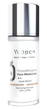 Krem do twarzy Yappco Hypoallergenic Face Moisturizer hipoalergiczny nawilżający 50 ml (5903624640049)