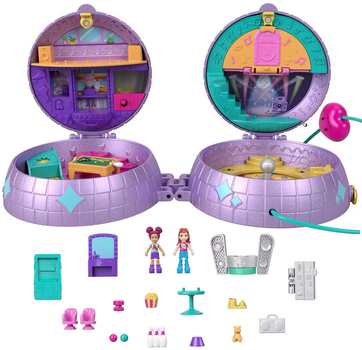 Zestaw do zabawy Mattel Polly Pocket Double Play Skating Compact (0194735009442)