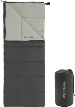 Спальный мешок Naturehike F150 NH22MSD05 левый Графит (6927595797747-L)