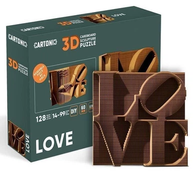 Картонний конструктор "Cartonic 3D Puzzle LOVE" - Cartonic, Коробка, 1DEA.me