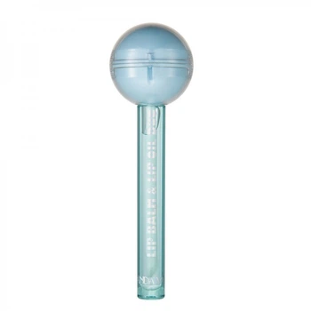 Блиск для губ Handaiyan Lollipop lip balm, зволожуючий прозорий блиск у формі льодяника, блакитний