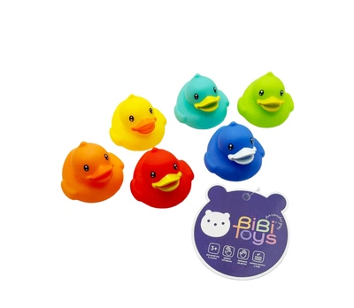 Набір для купання "Кольорові каченята" 6шт.BIBI TOYS(761018BT)