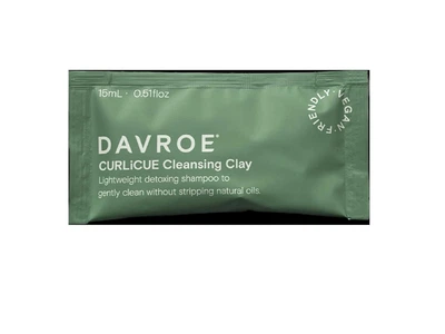Детокс -шампунь с глиной для волнистых волос DAVROE Curlicue Cleansing Clay 15 ml