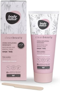 Крем для депиляції Body Natur Clean Beauty Moisturizing Depilatory Cream 200 мл (8414719407401)