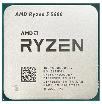 Процесор AMD Ryzen 5 5600 (100-000000927) (Socket AM4, 12T, 4.4 ГГц, Tray) Б/в