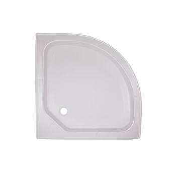 Lidz Душевой поддон KAPIELKA ST80x80x14 низкий, полукруглый, диаметр слива 52 ммSD00050739