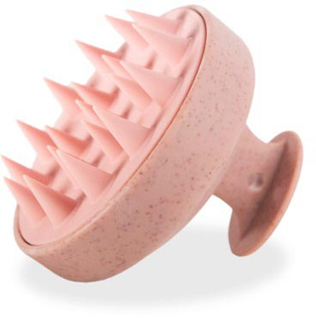 Щітка Mohani для миття волосся та масажу голови рожева (5902802721426)