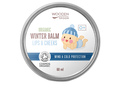 Бальзам для губ та щік Wooden Spoon Organic Winter органічний для дітей 60 мл (3800233687491)