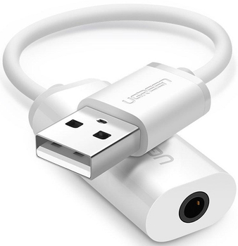 Karta dźwiękowa Ugreen US206 USB AUX Jack TRRS (6957303837120)