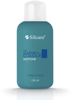 Acetone Silcare The Garden of Colour do usuwania żelowych lakierów hybrydowych Vanilla Blue 150 ml (5906720566268)