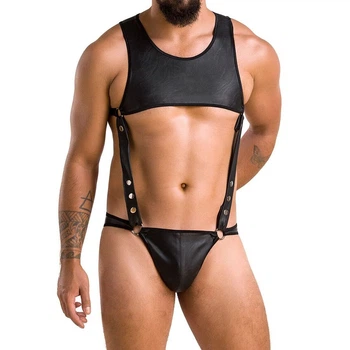 Боді Passion ADAM XXL/XXXL Чорний (SO7632)