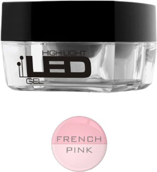 Однофазний гель для нарощування нігтів Silcare High Light Led Gel середньої густоти French Pink 15 г (5902560518313)