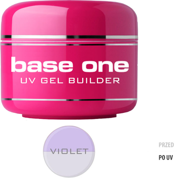 Гель конструюючий для нігтів Silcare Gel Base One Violet 15 г (5902232126419)