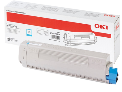 Toner OKI MC853/873 Cyan (5031713064190)