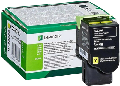 Тонер-картридж Lexmark C2320Y0 Yellow (734646667074)