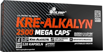 Креатин моногідрат, креалкалін, Olimp Kre-Alkalyn 2500 120 caps