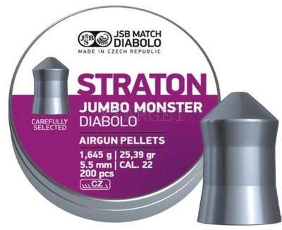 Кульки JSB Diabolo Straton Monster 5.51 мм, 1.645 р (200шт)