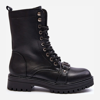 Жіночі черевики високі Belluxe 36 Чорні (5905677026337)