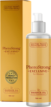 Олія масажна з феромонами PheroStrong Exclusive For Women Massage Oil With Ferromones 100 мл (5905669259392)