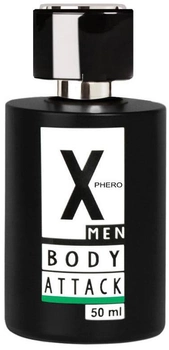 Perfumy męskie z feromonami Aurora X-Phero Body Attack Green 50 ml (5904906040441)