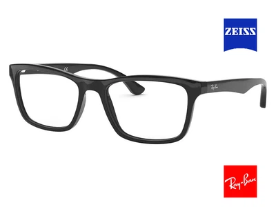 Окуляри для комп'ютера Ray-Ban RX 5279 2000 57 (оправа) Zeiss DuraVision Blue Protect UV (лінзи)