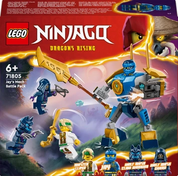 Конструктор LEGO NINJAGO Бойовий набір робота Джея 78 деталей (71805)
