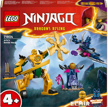 Zestaw klocków Lego NINJAGO Robot bojowy Arina 104 elementy (71804)