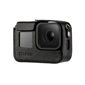 Чохол шкіряний чорний Telesin GP-PRC-L08 для GoPro Hero 8 Black