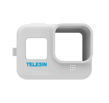 Чохол силіконовий з ремінцем Telesin GP-PTC-801 білий для захисту GoPro Hero 8 Black