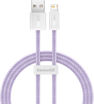 Кабель Baseus Dynamic Series Fast Charging Data Cable USB to iP 2.4 A 2 м Purple (CALD000505)