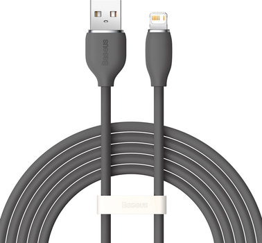 Кабель Baseus Jelly Liquid Silica Gel Fast Charging Data Cable USB to iP 2.4 А 1.2 м Black (CAGD000001)