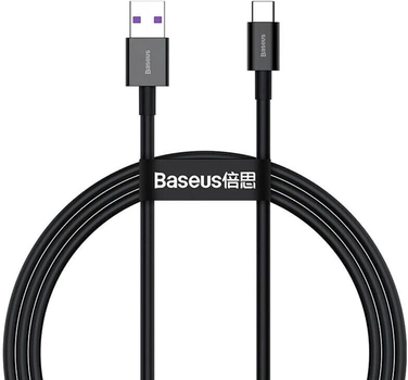Кабель Baseus Superior Series Fast Charging Data Cable USB to Type-C 66 Вт 2 м Black (CATYS-A01)