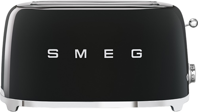 Тостер Smeg 50' Style Black TSF02BLEU (8017709190798)
