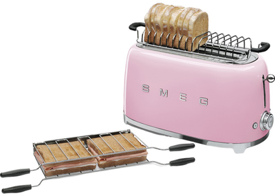 Toster Smeg 50' Style Pink TSF02PKEU (8017709190873)