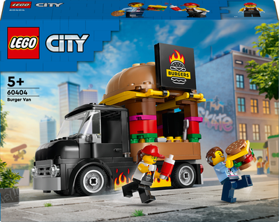 Zestaw klocków Lego City Ciężarówka z hamburgerem 194 elementy (60404)