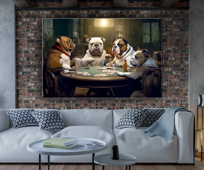 Картина Собаки грають в карти 40x60 см (Код товара: idea-2145)