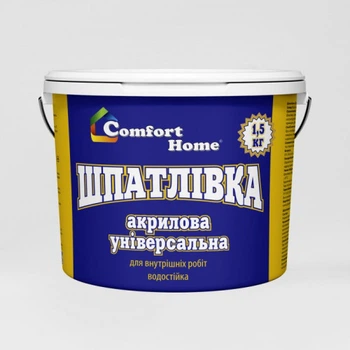 Шпаклівка акрилова COMFORT дуб 1,5 кг