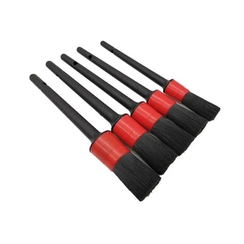 Набор щеток для детейлинга DeWitte Detail Cleaning Brush Set 5 pc red 598.100.002