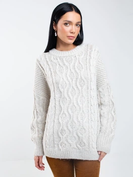 Sweter damski Big Star Cristi-100 L/XL Biały (5900714680206)