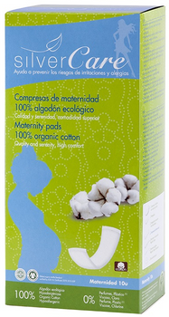 Podpaski poporodowe Masmi Silver Care 100% bawełny organicznej 10 szt (8432984000844)