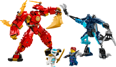Zestaw klocków Lego NINJAGO Ognisty robot Kai 322 elementy (71808)