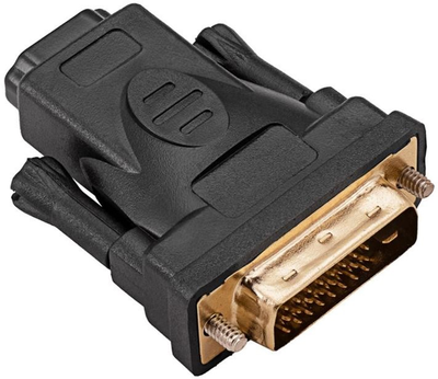 Adapter Akyga DVI-D - HDMI M/F Black (5901720133410)
