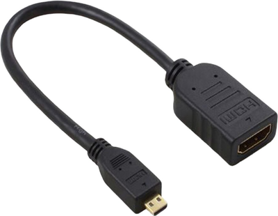 Адаптер Delock HDMI - HDMI + micro HDMI F/M/M Black (4043619656660)