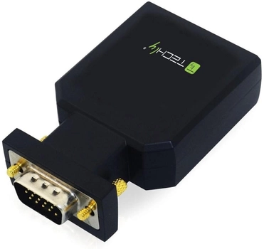 Адаптер Techly IDATA - VGA - HDMINI Black (8054529026517)